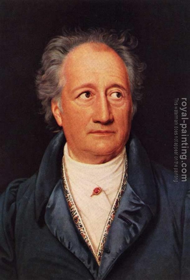 Joseph Karl Stieler : Goethe, detail
